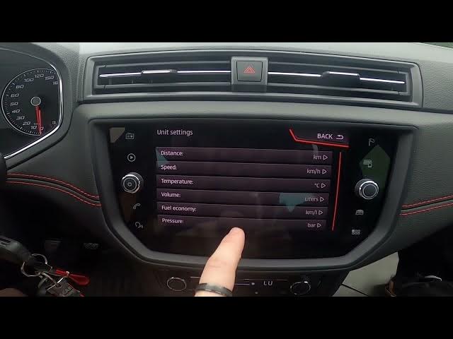 Video thumbnail for How to Change Units in Seat Ibiza V ( 2017 - now ) - Set New Distance Units
