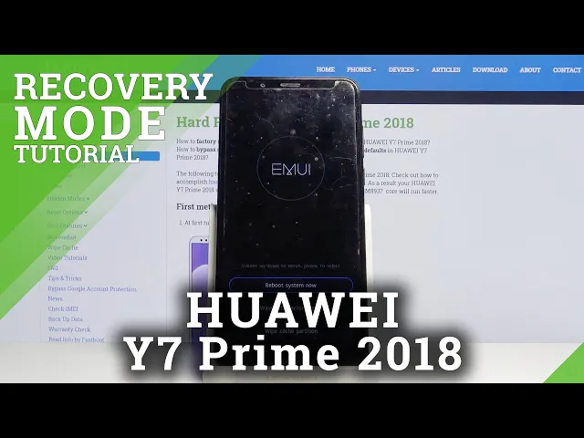 Video thumbnail for How to Enter Recovery Mode in HUAWEI Y7 Prime 2018 - Use Hidden Android Module