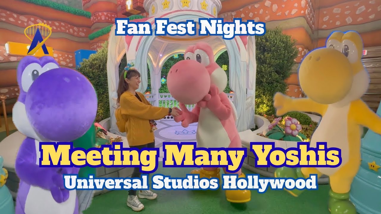 Video thumbnail for Meeting Yoshi at Fan Fest Nights Hollywood
