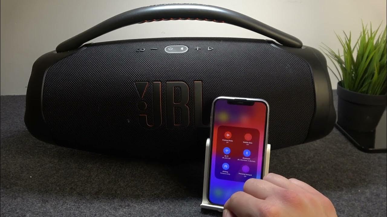 Video thumbnail for How to Disconnect JBL Boombox 3 Speaker from an iPhone