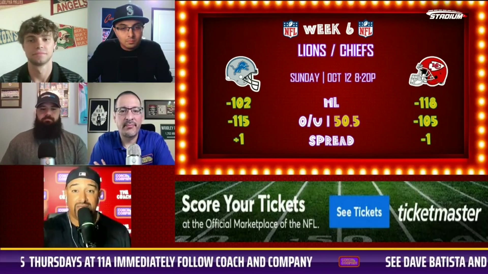 'Video thumbnail for Can Kansas City Rebound on Sunday Night After Dropping One on Monday Night?'