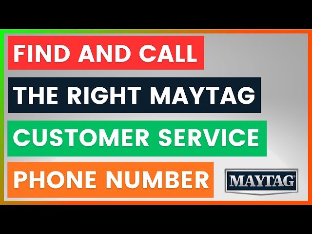 Video thumbnail for How to find and call the right Maytag customer service phone number? [in 2025]