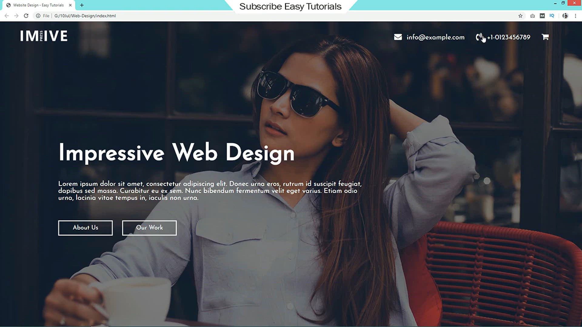 'Video thumbnail for How To Make A Website Using HTML And CSS Step by Step _ Website Header Design'