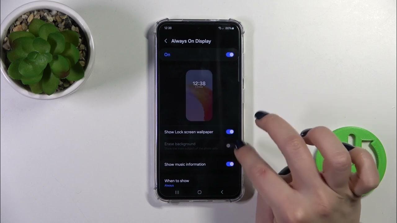 Video thumbnail for How to Customize Always On Display on SAMSUNG Galaxy S24