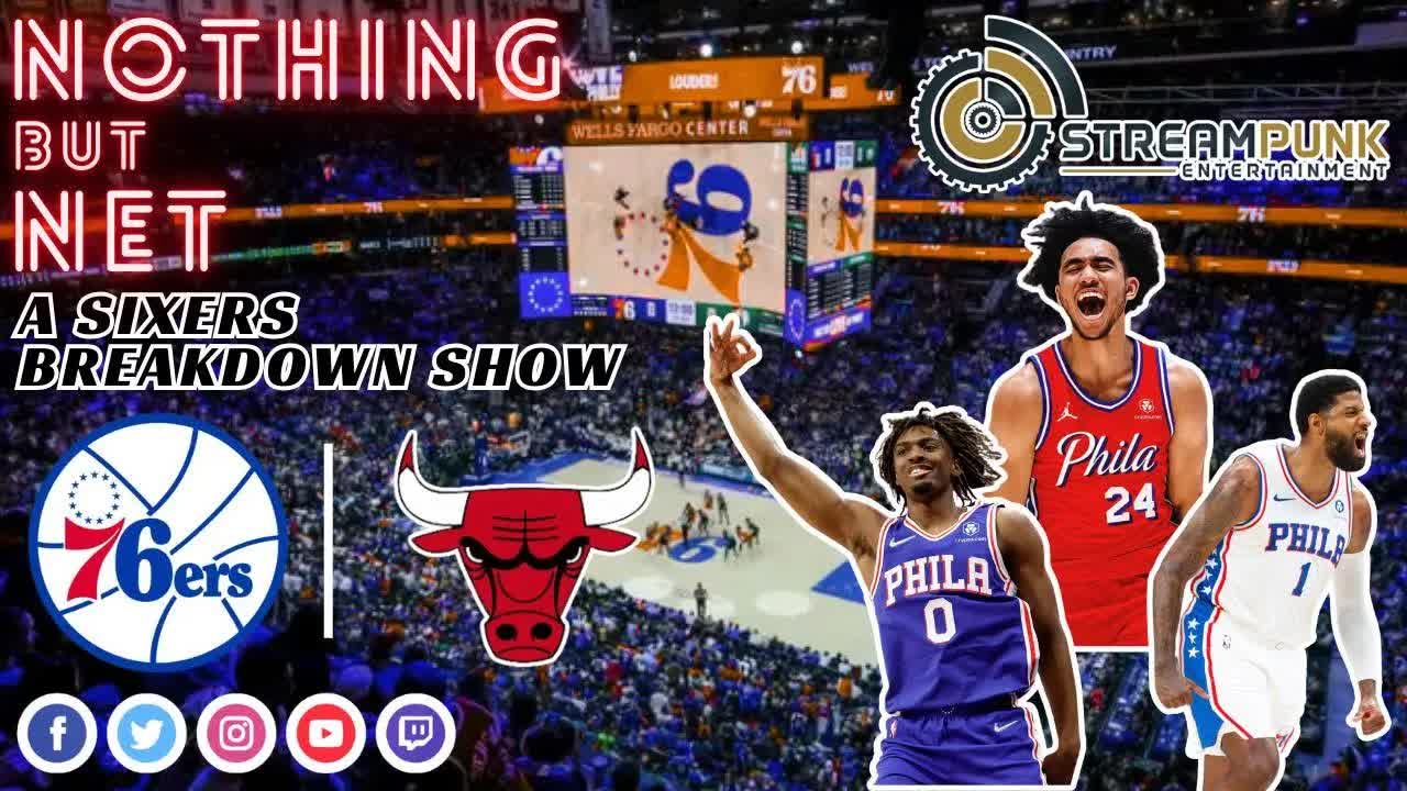 Video thumbnail for stream punk sports: sixers vs bulls postgame show | joel embiid, tyrese maxey highlights