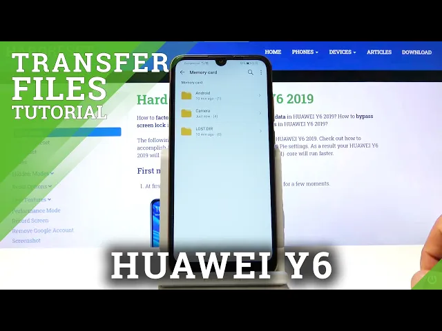 Video thumbnail for How to Transfer Files from Huawei Y6 (2019) to SD Card?