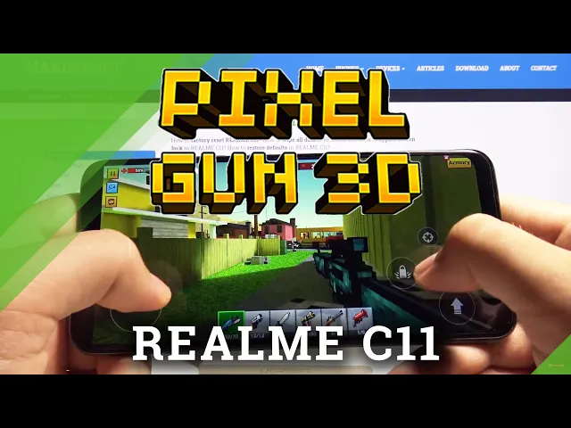 Video thumbnail for PIXEL Gun 3D on REALME C11 - Gaming Quality Test