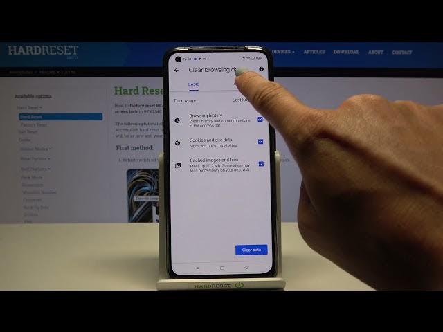 Video thumbnail for How to Clear Browser Data on Realme GT 5G – Clear Browsing Data