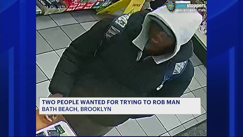 Video thumbnail for Two wanted for attempted robbery of 65-year-old man in Bath Beach