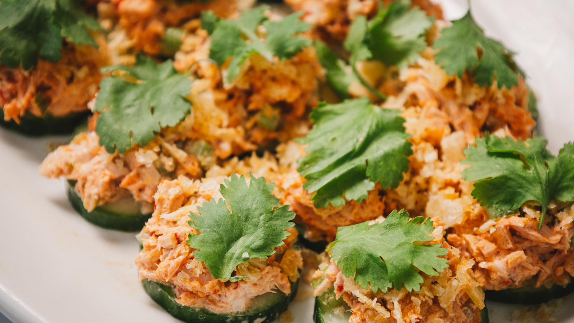 Video thumbnail for Tunisian Fricassé-Style Tuna Salad Bites Recipe