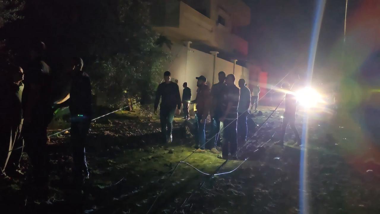 Video thumbnail for Israel carries out attack on civilian residential area in Gaza in violation of ceasefire.