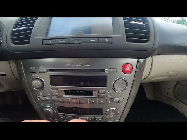 Video thumbnail for How to Scan for Radio Stations in Subaru Outback III ( 2005 – 2009 ) - Find new Radio Stations