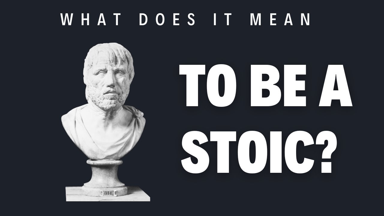 'Video thumbnail for What does it mean to be a stoic?'