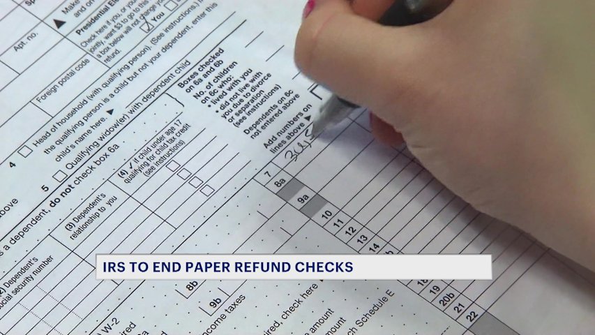 Video thumbnail for IRS to end paper refund checks in 2027 due to 'widespread fraud'