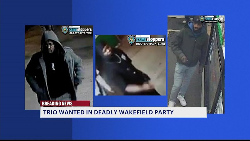 Video thumbnail for Police release images of three men on the run after deadly Wakefield lounge shooting
