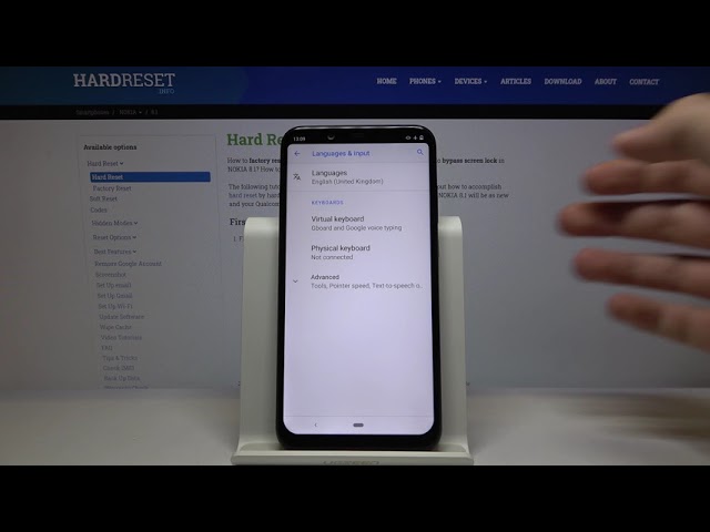 Video thumbnail for How to Enter Text Correction Option in NOKIA 8.1 - Autocorrection