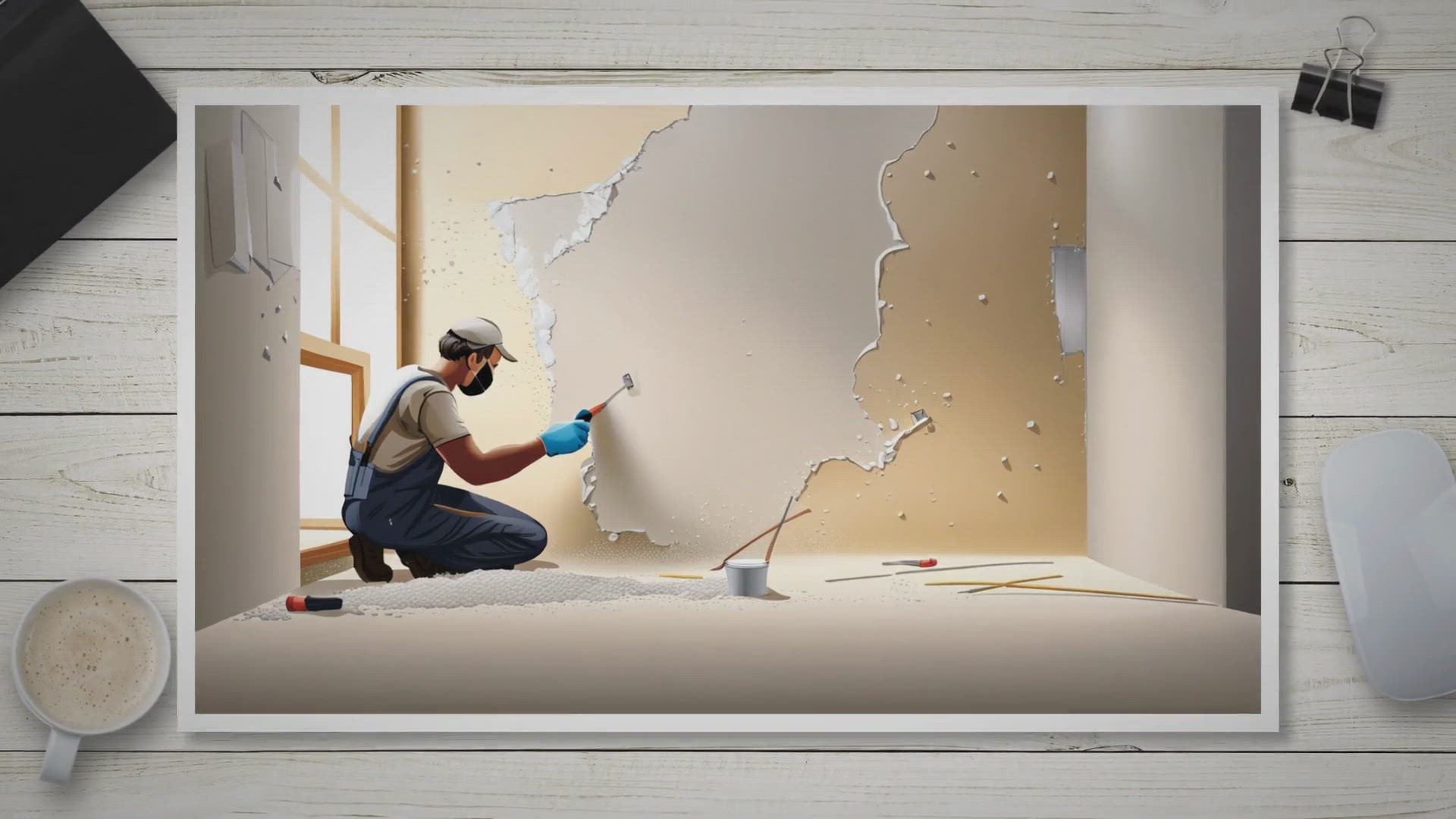 'Video thumbnail for How to Fix Drywall'