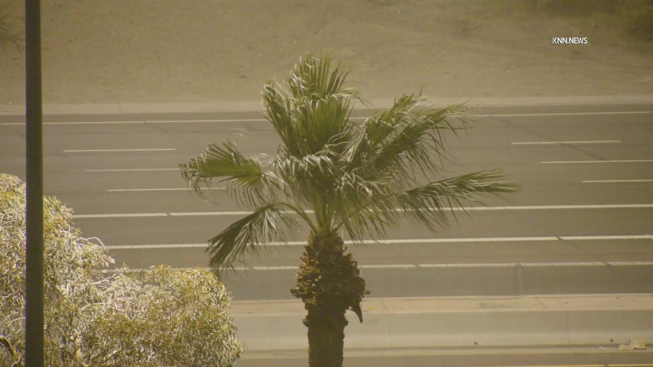 Video thumbnail for US, Phoenix: Phoenix Metropolitan Area Early Morning Dust Storm.