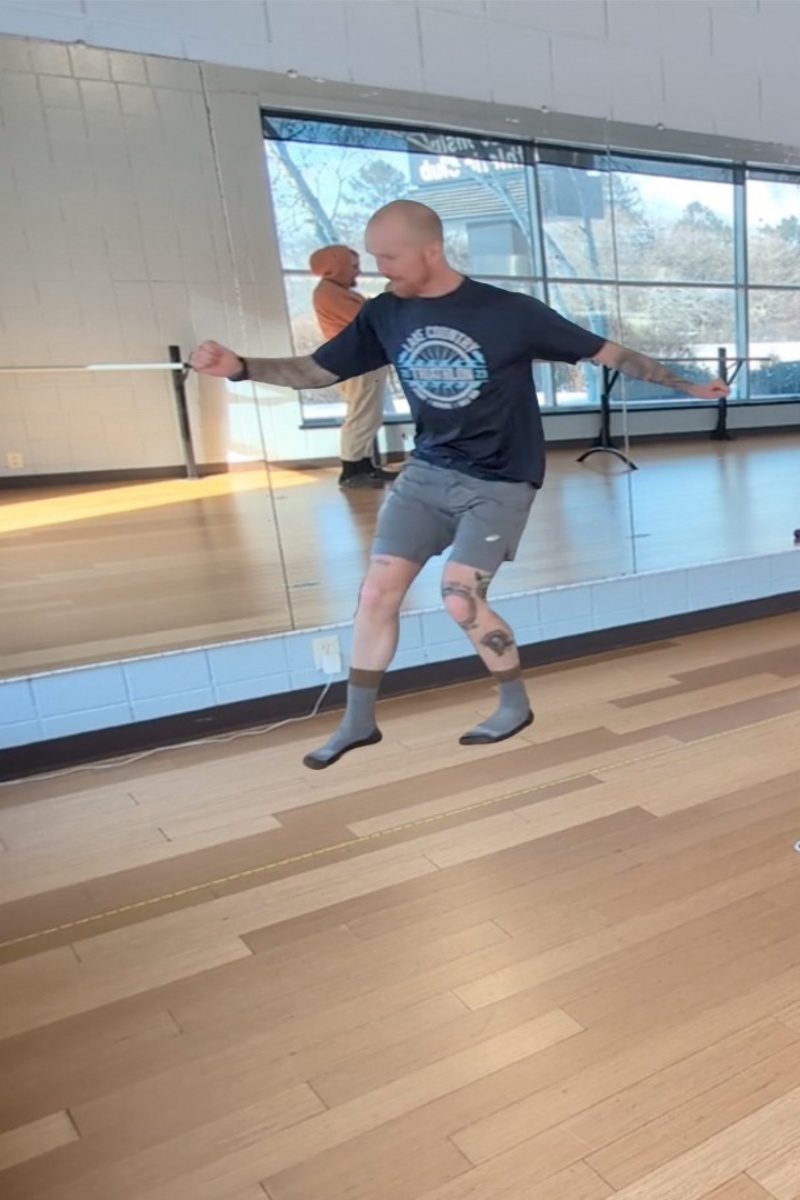 Video thumbnail for Longest sock slide - 902.6 cm (355.35 in) achieved by Maxwell Roozen