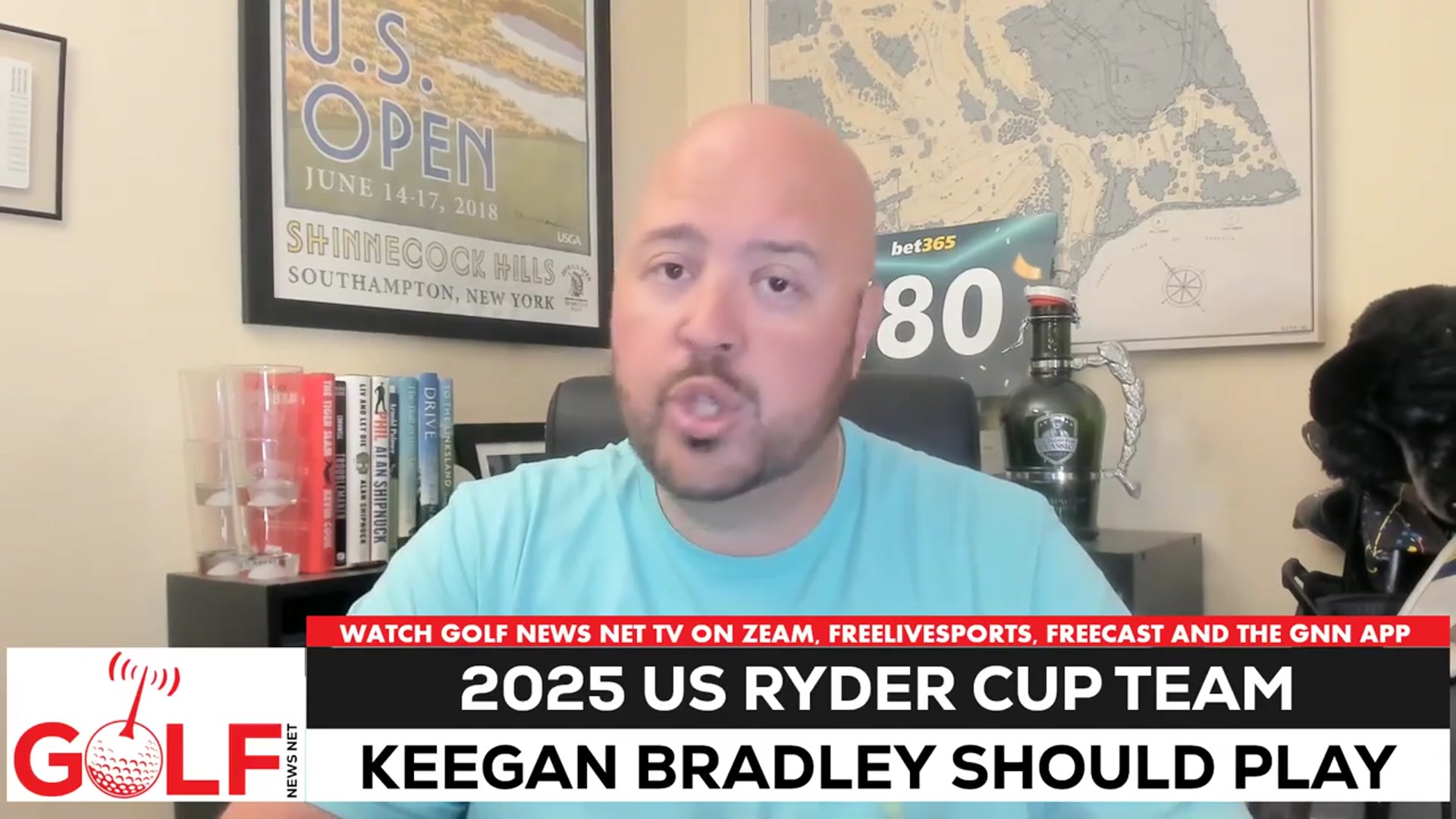 'Video thumbnail for Keegan Bradley should be Ryder Cup playing captain'