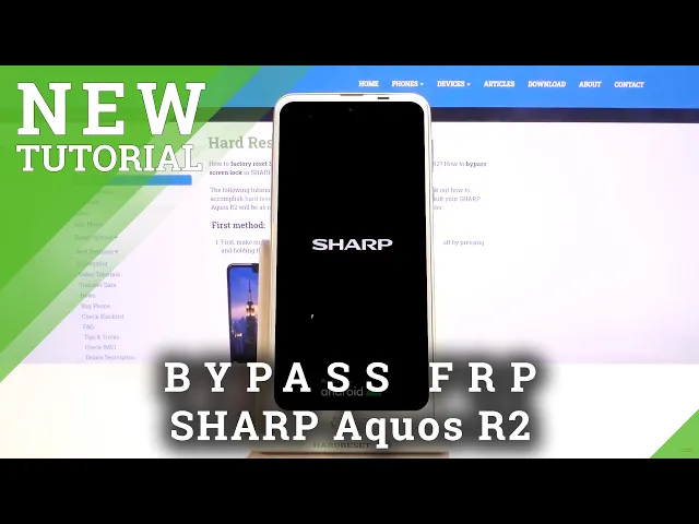 Video thumbnail for How to Skip Google Verification in SHARP Aquos R2 – Remove Factory Reset Protection
