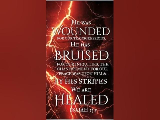 Video thumbnail for It is Written! Isaiah 53:5 #faithbased #inspiration #inspiration #motivation #Bible