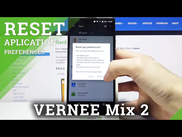 Video thumbnail for How to Reset Apps Preferences on VERNEE Mix 2 – Restore Apps Preferences