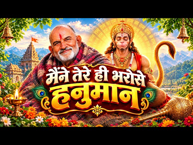 मैंने तेरे ही भरोसे हनुमान | Maine Tere Hi Bharose Hanuman | Hanuman Ansh | Neem Karoli Baba Bhajan