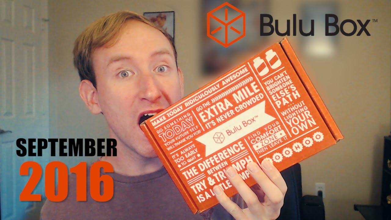 Video thumbnail for $5 Healthy Subscription Box! BULU BOX Unboxing (September 2016)