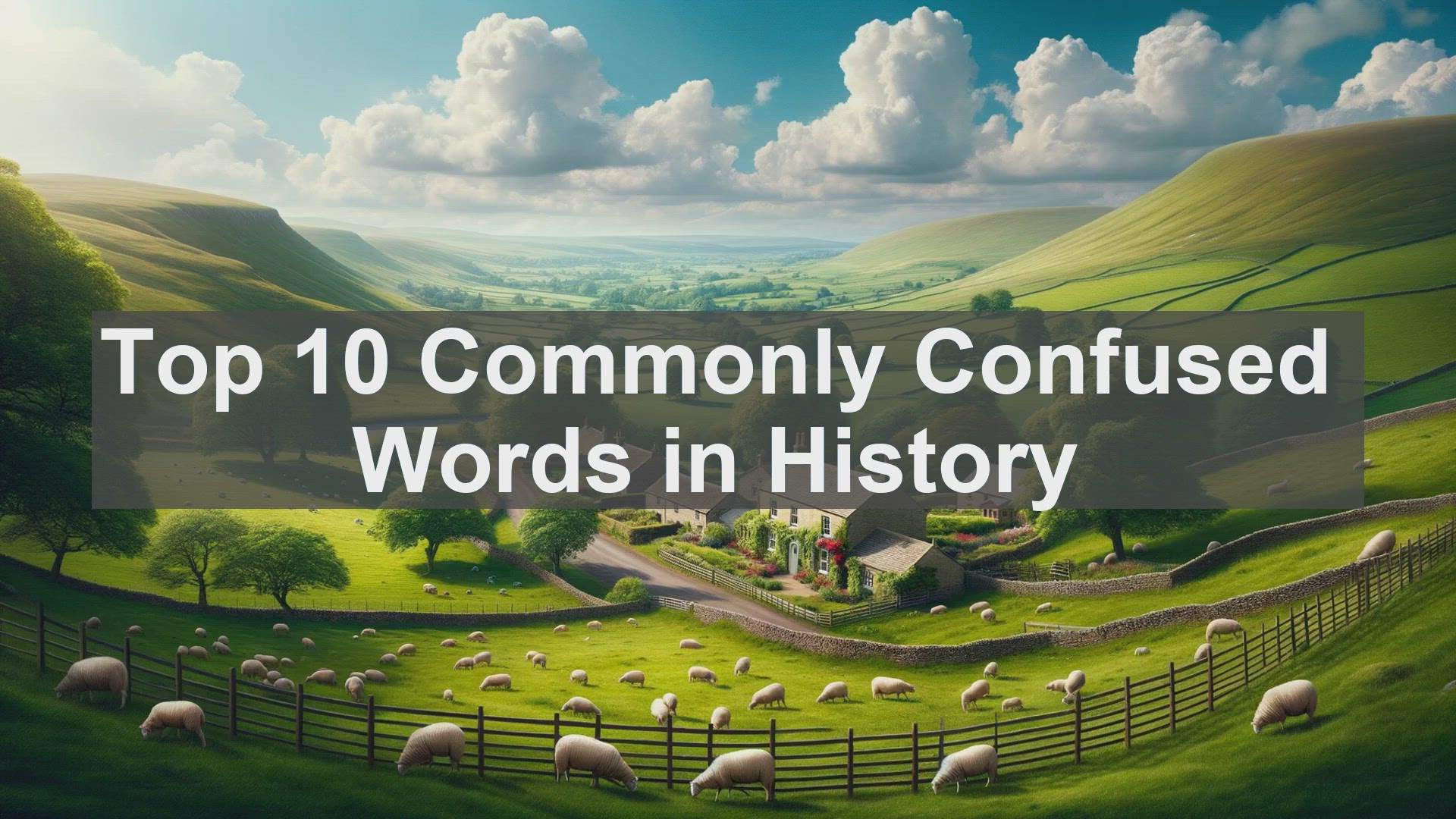 'Video thumbnail for Top 10 Commonly Confused Words in History'
