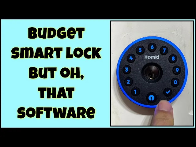 Video thumbnail for HOMKI Smart Deadbolt 1.0 -- INSTALL & REVIEW