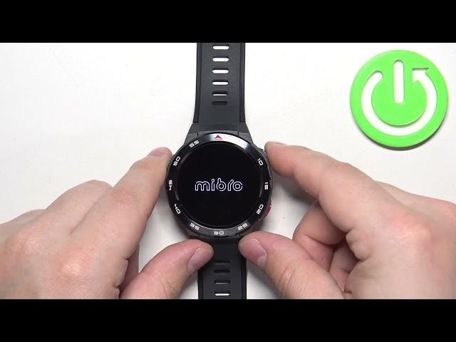Video thumbnail for How To Power On & Off Mibro Watch GS Pro