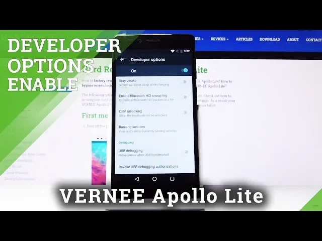 Video thumbnail for How to Activate Developer Options in Vernee Apollo Lite - OEM Unlock & USB Debugging