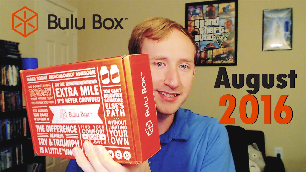 Video thumbnail for Bulu Box - Unboxing (August 2016) - Health and Fitness Subscription Box!