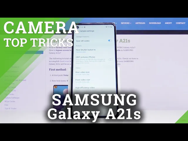 Video thumbnail for Camera Top Tricks for SAMSUNG Galaxy A21s – Best Camera Options