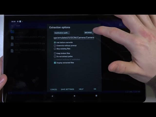 Video thumbnail for How to Extract RAR & Zip Archives on LENOVO Yoga Tab 11
