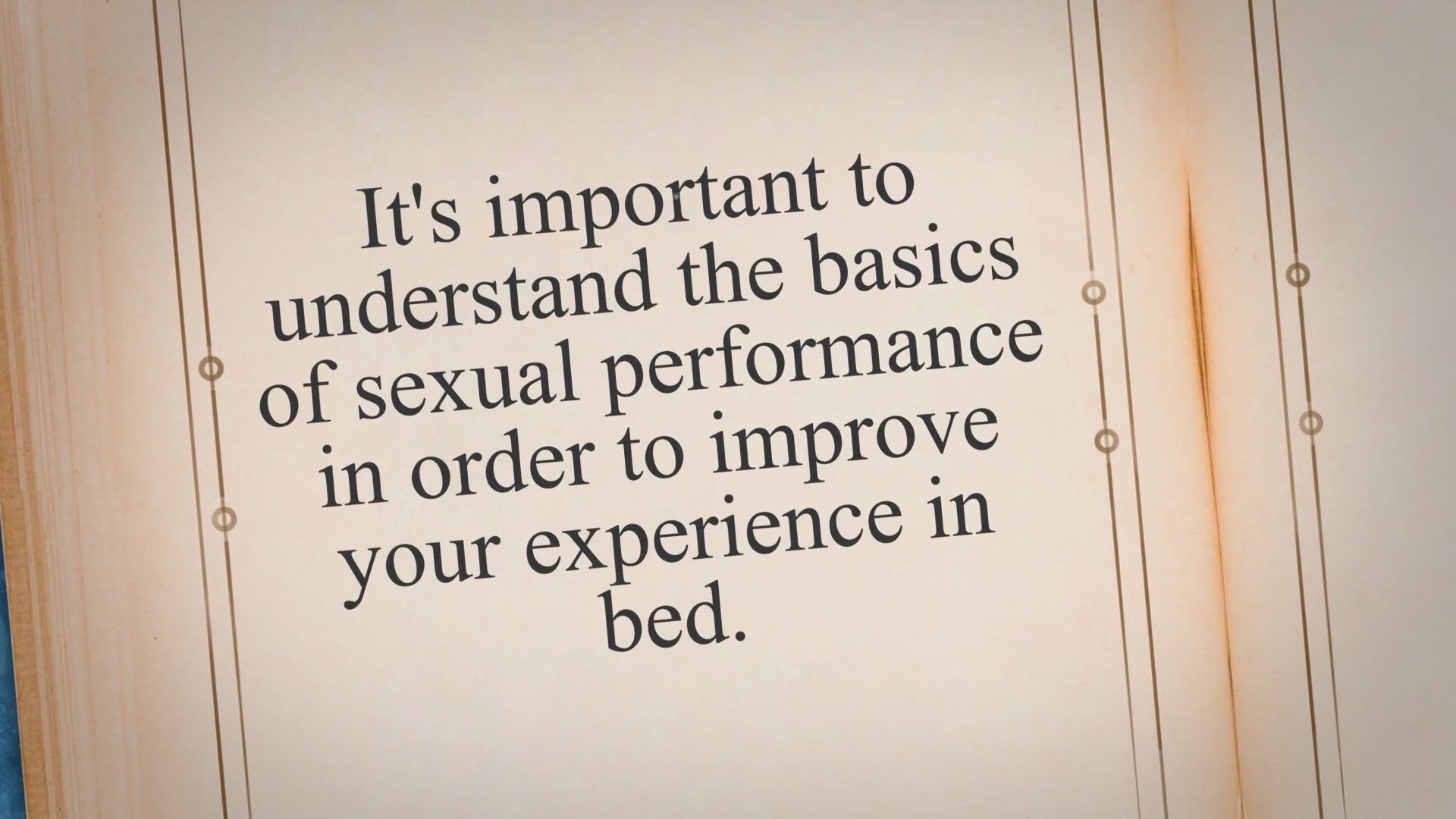 Video thumbnail for Unlocking Your Potential: A Comprehensive Guide to Improving Your Performance in Bed