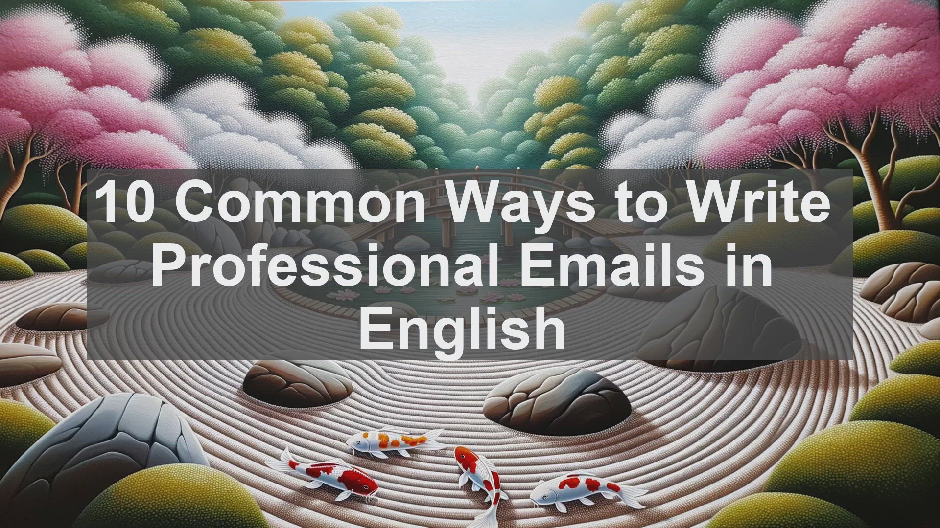 'Video thumbnail for 10 Common Ways to Write Professional Emails in English '