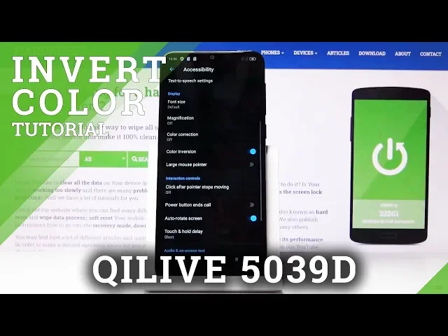 Video thumbnail for How to Use Color Inversion in Qilive 5039D – Invert Colors