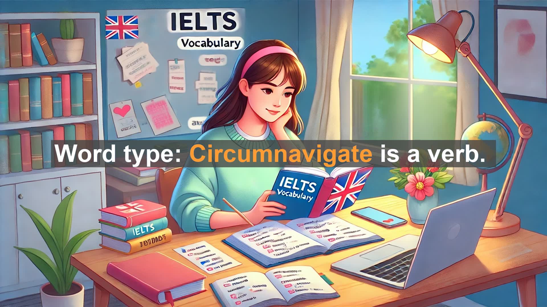 'Video thumbnail for 5000 Must Know IELTS 8.0 Vocabulary - Circumnavigate: Exploring the World in One Word'