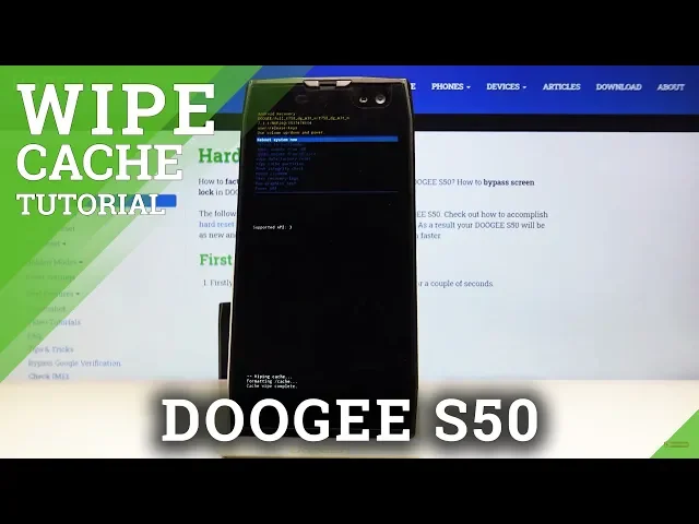 Video thumbnail for How to Wipe Cache Partition in DOOGEE S50 – Delete Junk Files