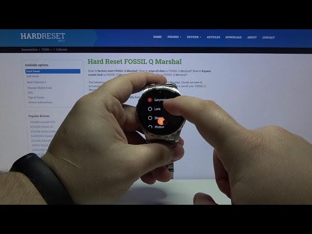 Video thumbnail for How to Change Ringtone in FOSSIL Q Marshal – Ringtone List