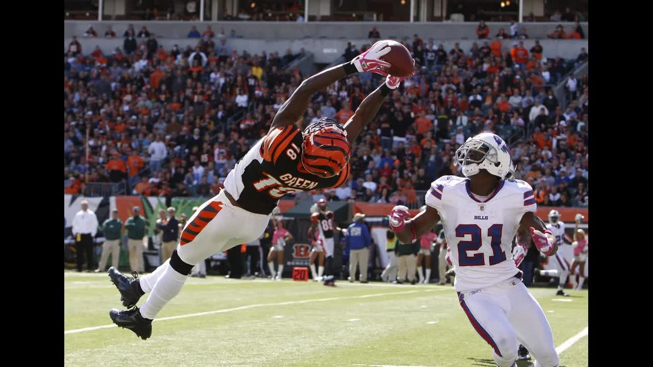 Video thumbnail for law nation sports: aj green film review: nfl wide receiver analysis