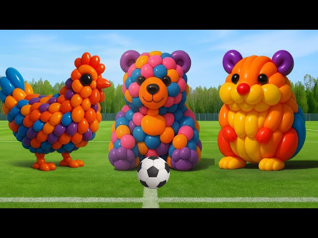 Video thumbnail for Balloon Panda VFX Transformation on Football Field | FX Breakdown
