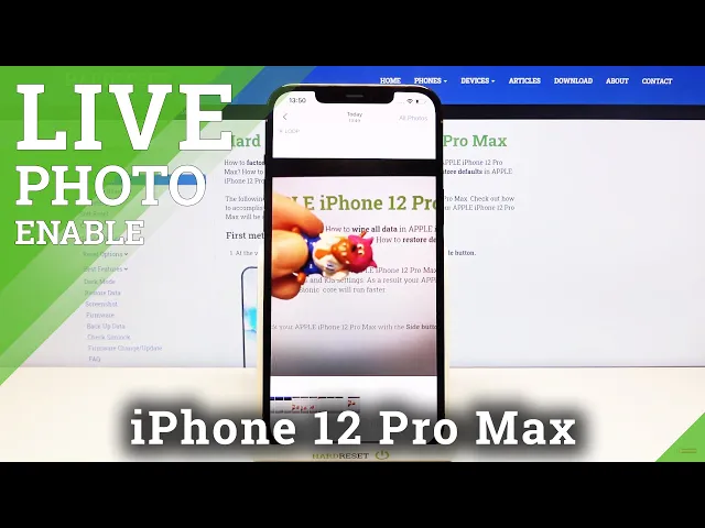Video thumbnail for How to Take Live Photo in iPhone 12 Pro Max – Live Photo Feature