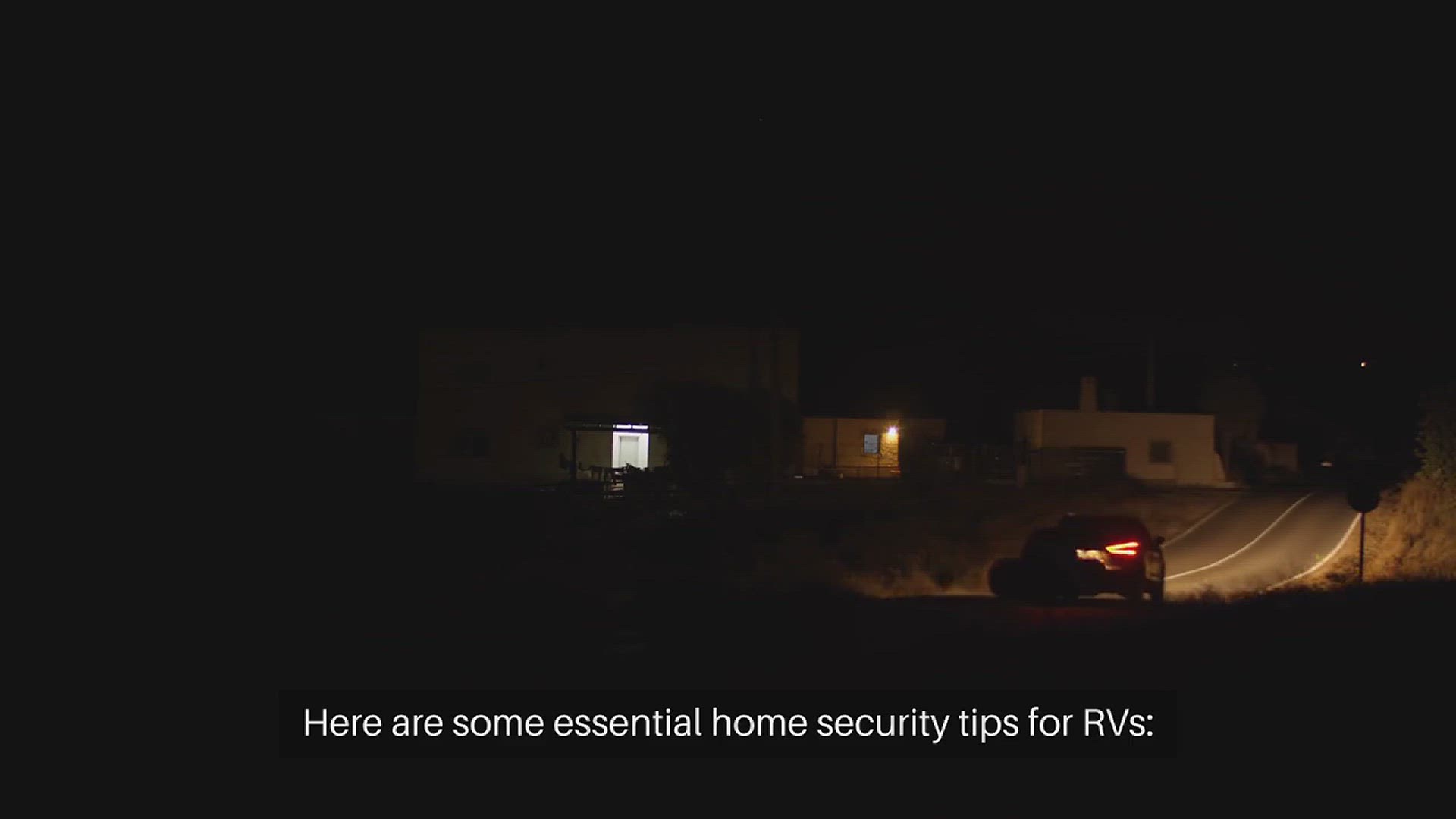 Video thumbnail for Home Security Tips For RVs