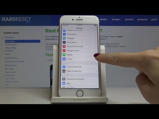 Video thumbnail for How to Locate Battery Level on iPhone 7 – Battery Percentage