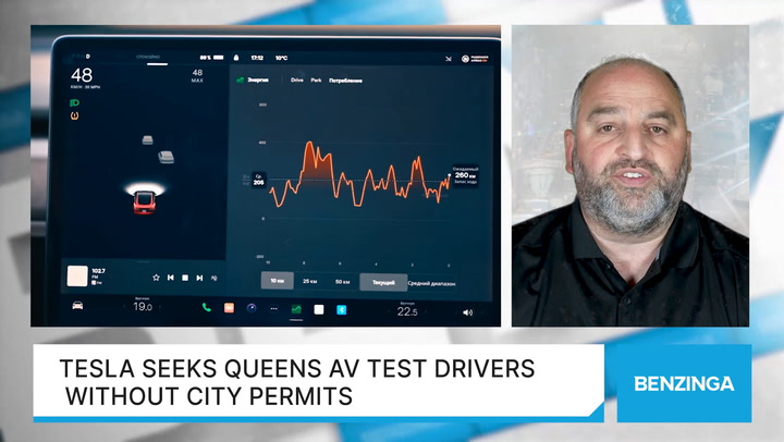 'Video thumbnail for Tesla Seeks Queens AV Test Drivers Without City Permits'