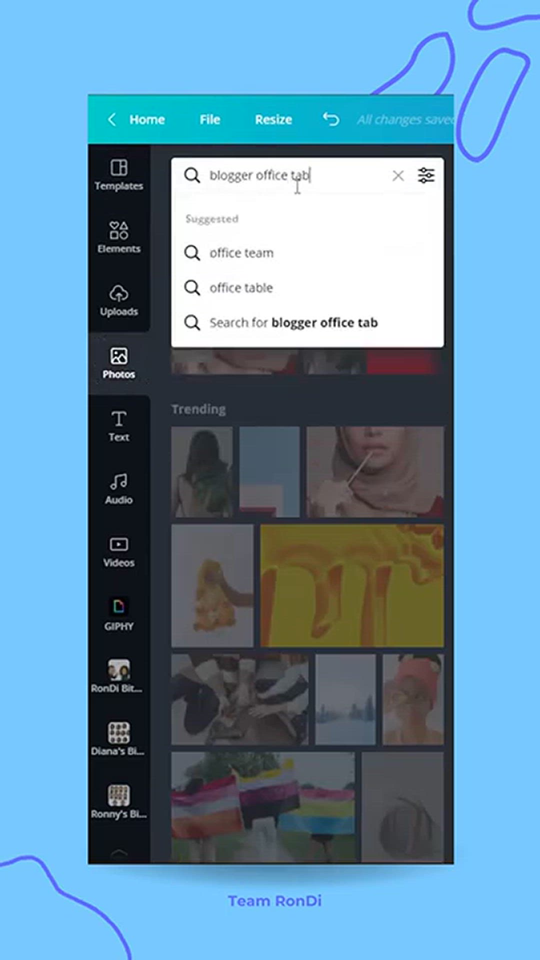 'Video thumbnail for PREMIUM_ Keyword to find amazing photos in Canva _ Shorts with Diana Muñoz (1)'