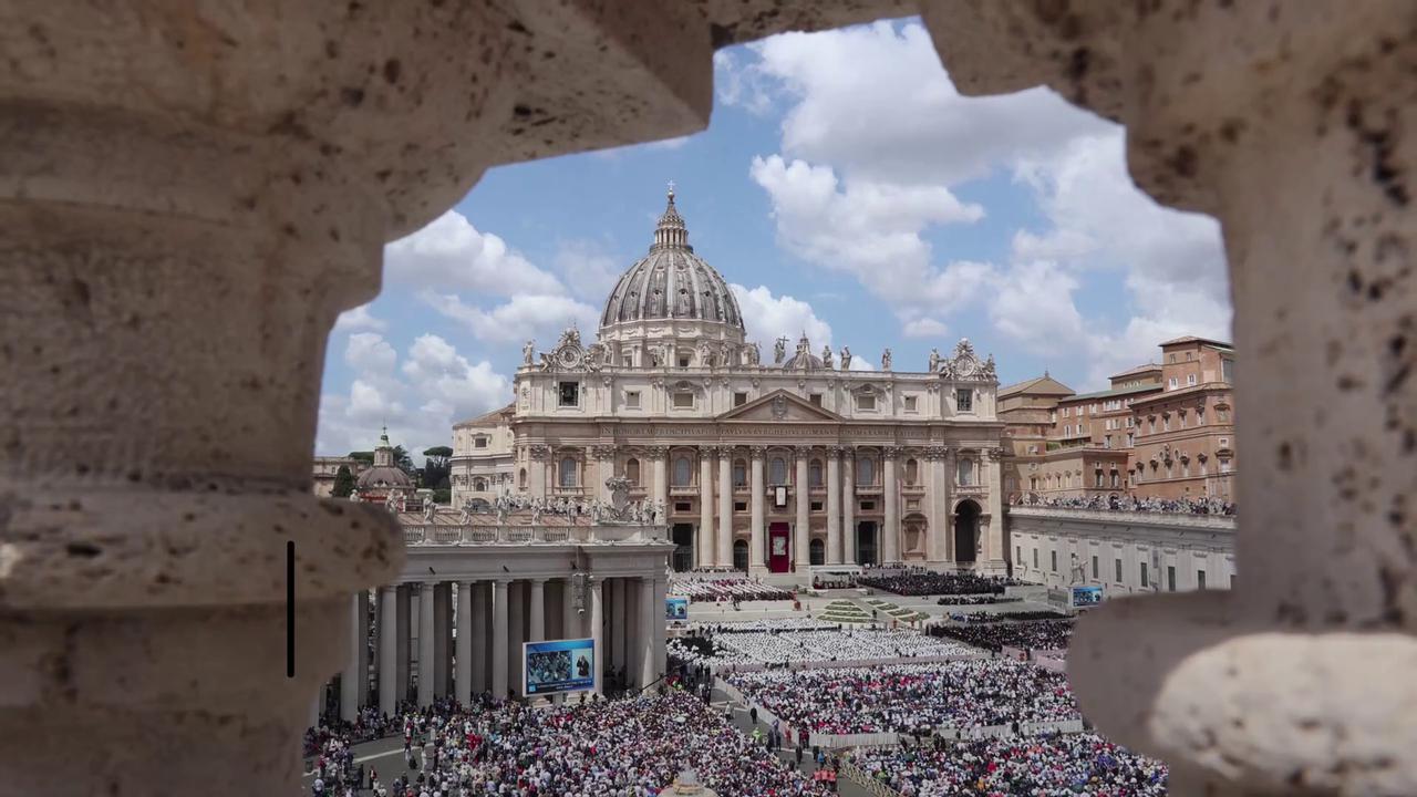 Video thumbnail for Pope Leo Urges Rebel Catholic Group To Halt Bishop Ordinations.